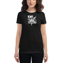 Load image into Gallery viewer, KM1 Women's T-shirt Crew Neck (thin lines)