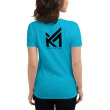 Load image into Gallery viewer, KM1 Women's T-shirt Crew Neck (thin lines)