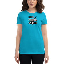 Load image into Gallery viewer, KM1 Women's T-shirt Crew Neck (thin lines)