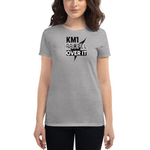 Load image into Gallery viewer, KM1 Women's T-shirt Crew Neck (thin lines)