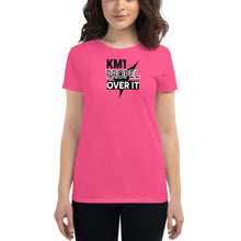 Load image into Gallery viewer, KM1 Women's T-shirt Crew Neck (thin lines)