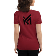 Load image into Gallery viewer, KM1 Women's T-shirt Crew Neck (thin lines)