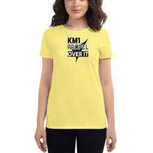 Load image into Gallery viewer, KM1 Women's T-shirt Crew Neck (thin lines)